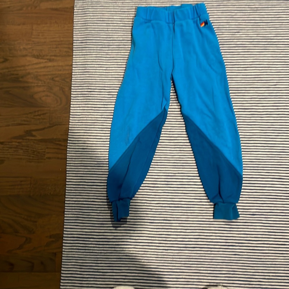 Kids aviator nation blue sweat pants
